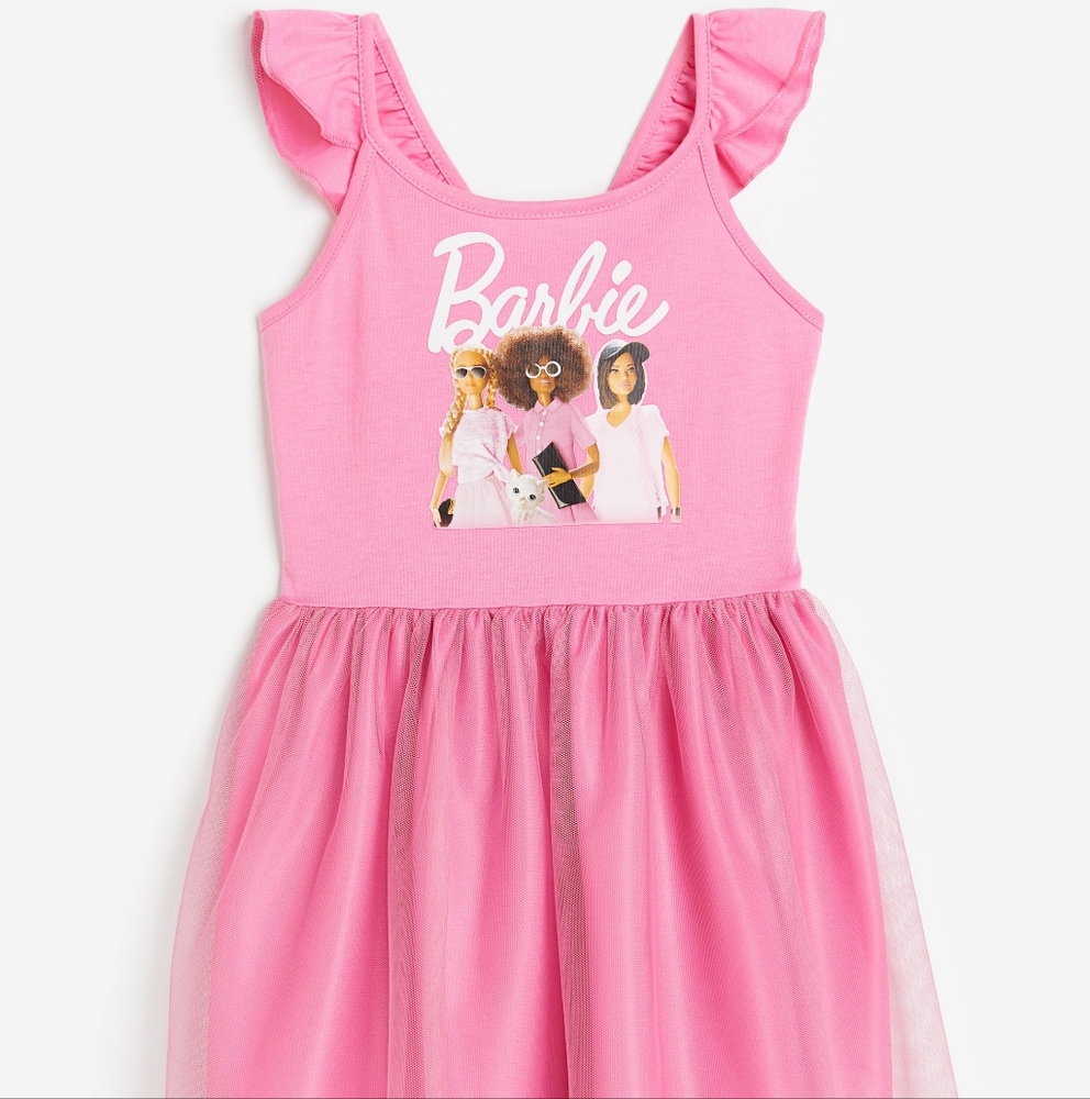 H&M Toddler girl Barbie tulle dress